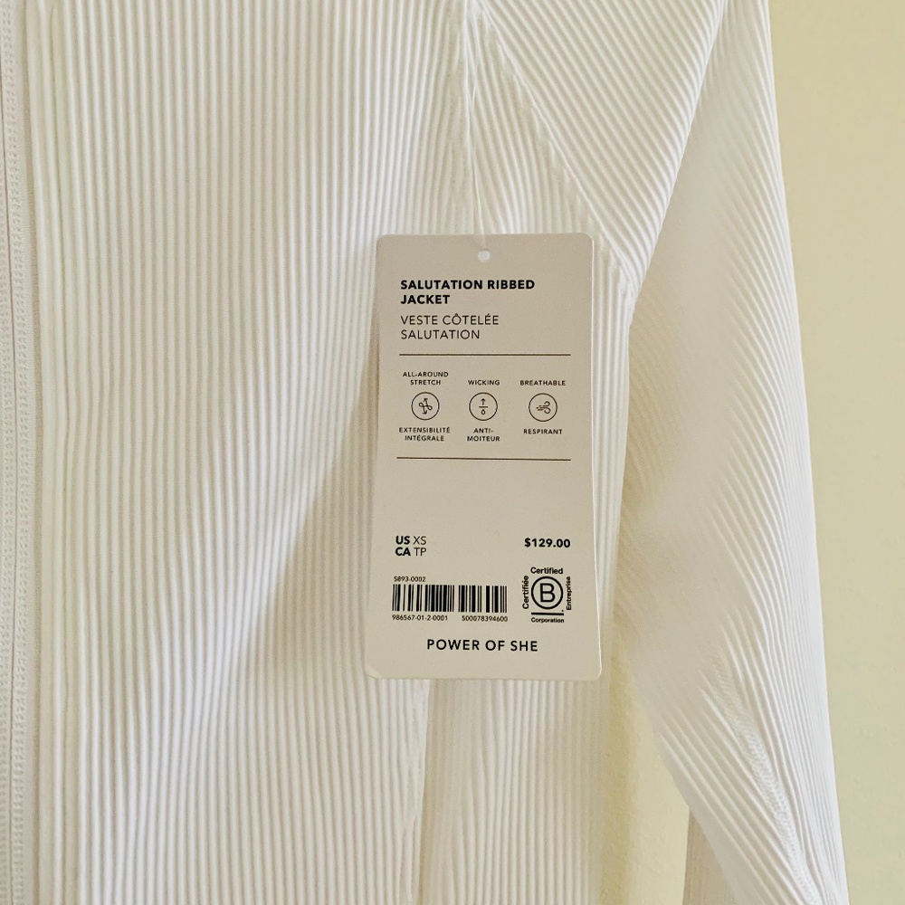 Athleta Salutation Ribbed Jacket - Picture 6 of 6